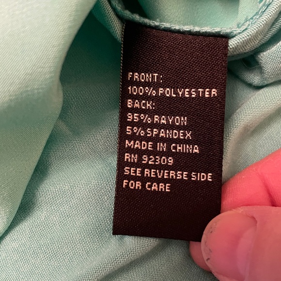 NWT DG2 by Diane Gilman Double Front Layer Dressy Tank Top Blouse XL - Picture 10 of 14